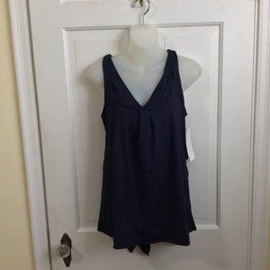 Athleta back tie tankini